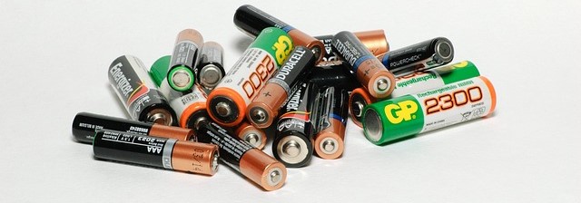 Pile of batteries